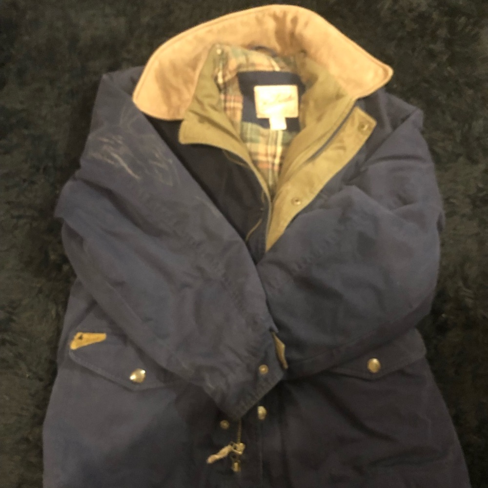 Woolrich vintage mens chore coat large Distressed
